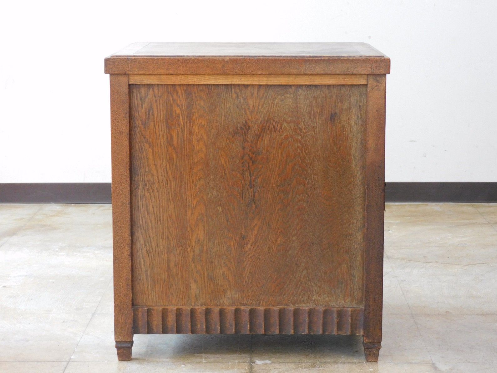 希少極上!素敵な脚!古い木味 楢 無垢材 背の高い アンティーク 展示台