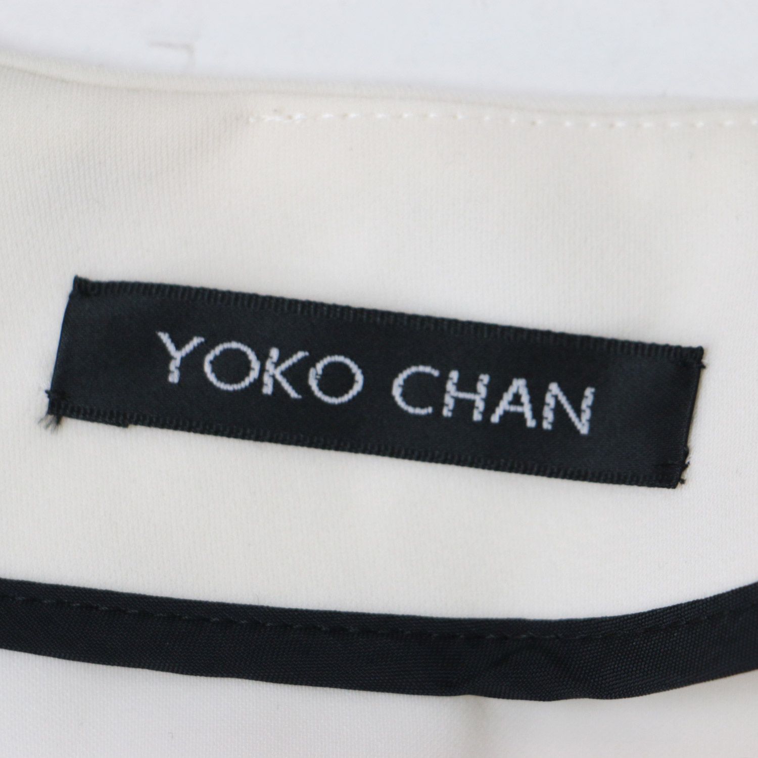 ヨーコチャン ワンピース ミディ丈 半袖 タイト ドッキング ハイ  