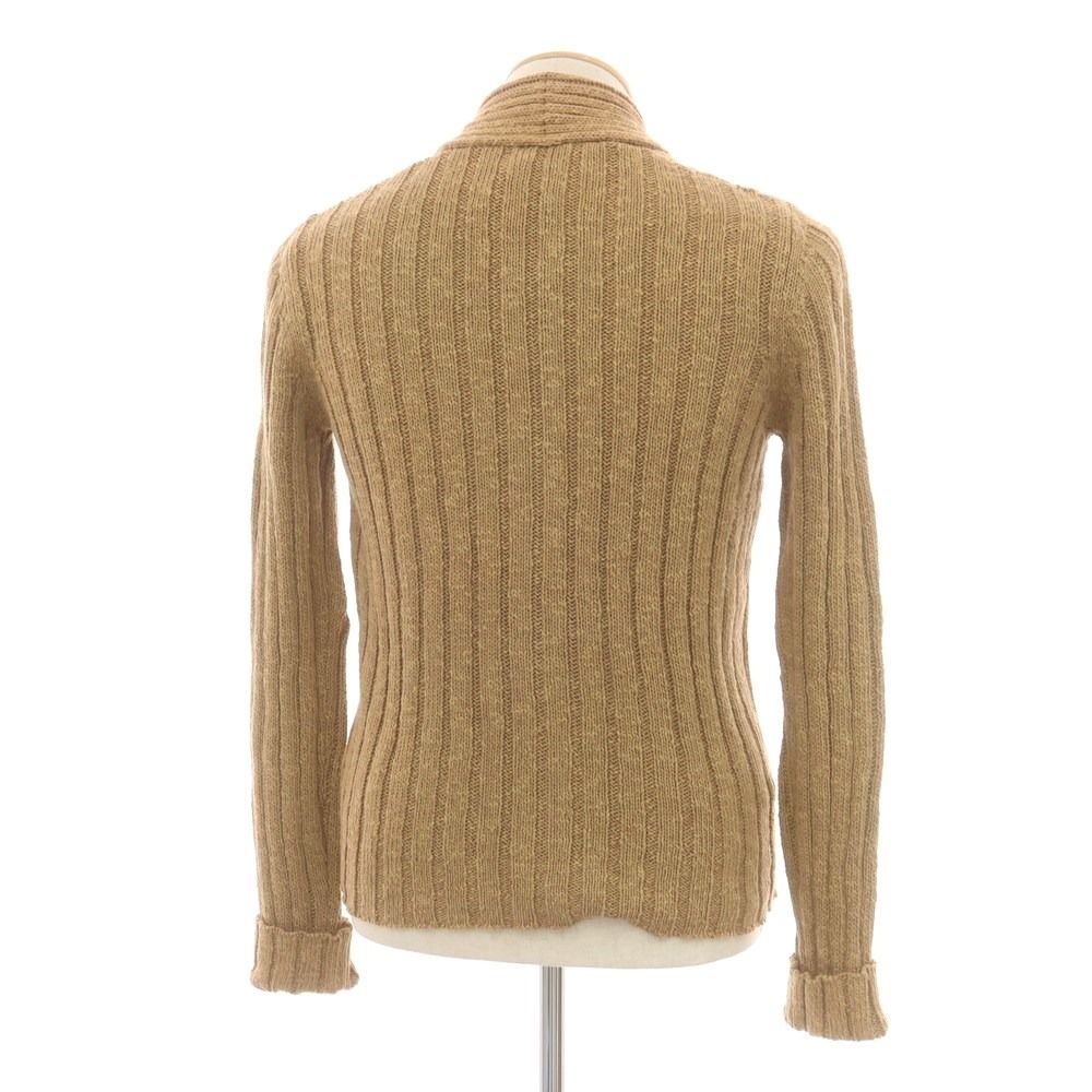 中古】ドルモア DRUMOHR コットンリネン ショールカラー カーディガン