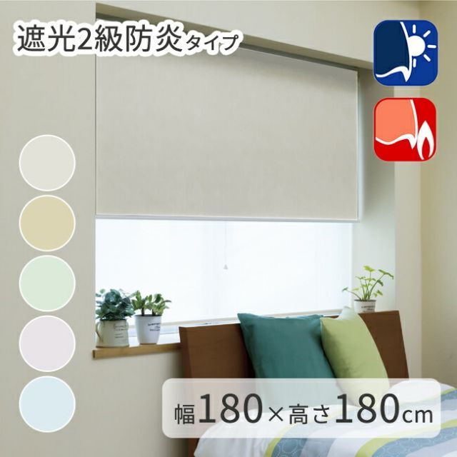 規格サイズ 遮光 2級 コレクション 防炎 ロールスクリーン TIORIO