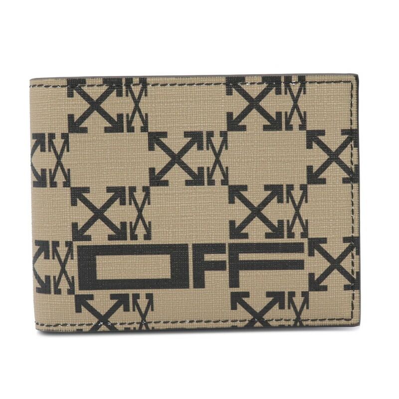 Off-White オフホワイト】二つ折り財布 お札入れ ミニアウトドア