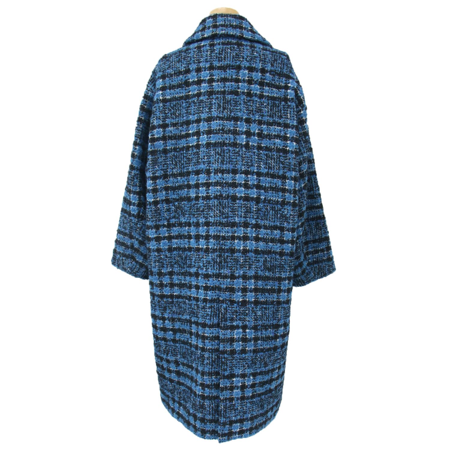 JOURNAL STANDARD チェック柄ウールジャケット　古着　青 JOURNAL STANDARD チェック柄ウールジャケット 古着 青 JOURNAL