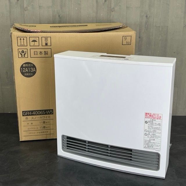 NORITZ 2020年製ガスファンヒーターGFH-4006S-W5 【公式通販】