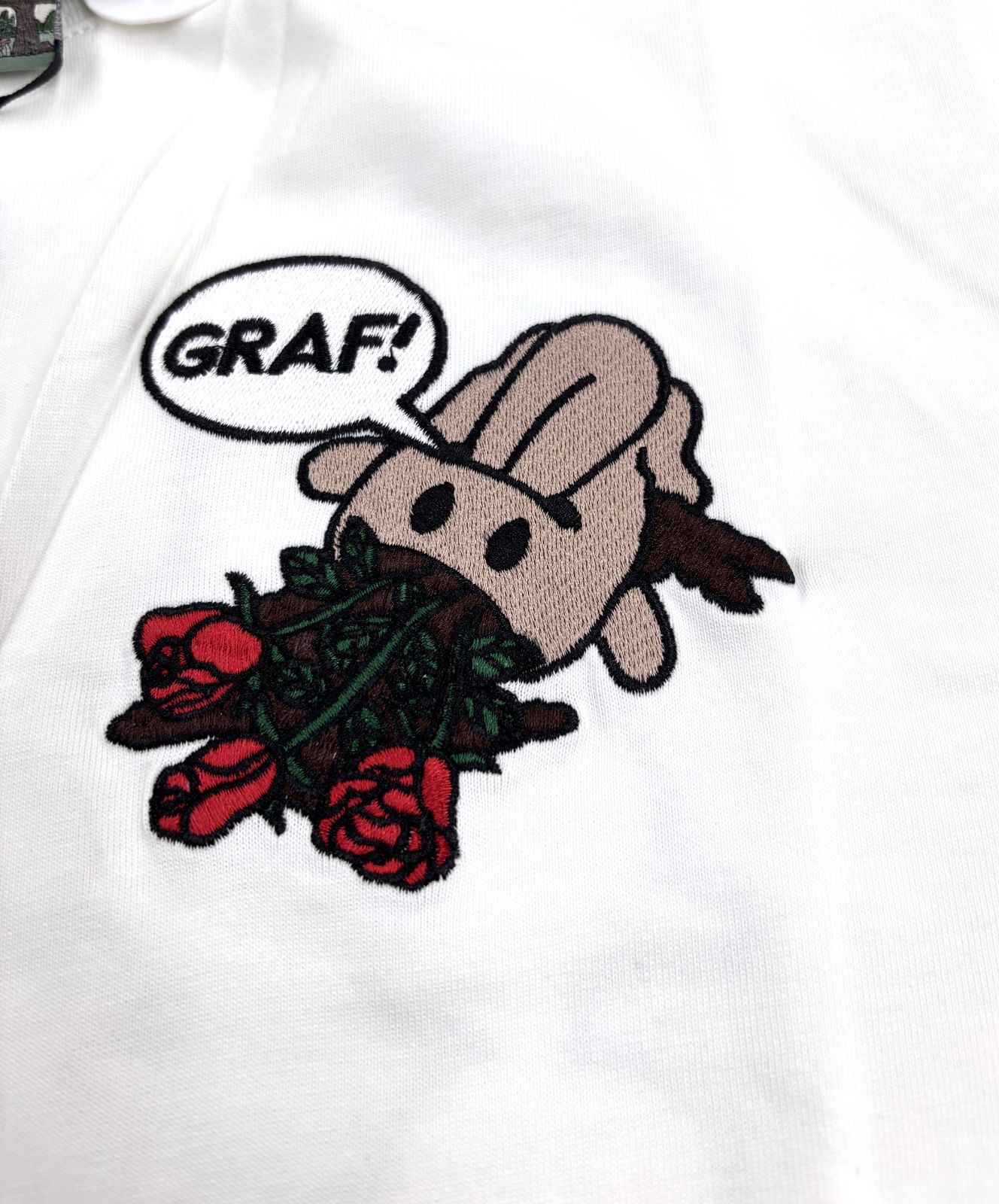 40％OFF GRAF＆WU 12バックゴースト刺繍　半袖Ｔシャツ　新品未使用 40％OFF GRAF＆WU 12バックゴースト刺繍 半袖Tシャツ - メルカリ
