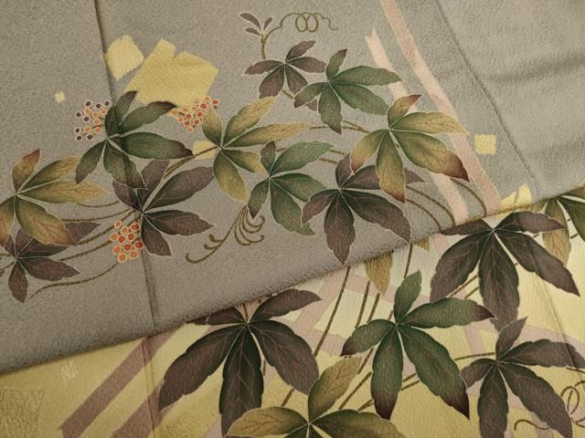 平和屋着物□極上 皇室デザイナー 中村乃武夫 訪問着 雪輪 松竹梅 金彩