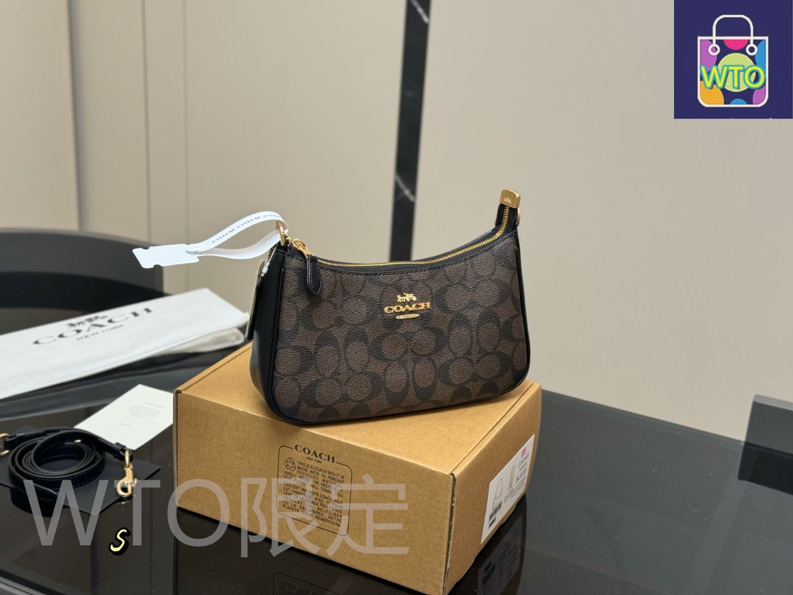 COACH.CA548コーチ テリ アンダーアームバッグ コーチ バッグ