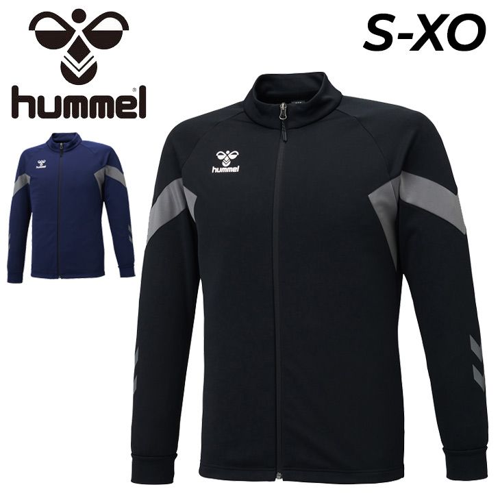 ヒュンメル ジャージ メンズ hummel チームトレーニングジャケット 長袖 フルジップ アウター 吸汗速乾 サッカー フットサル オールスポーツ スポーツウエア 男性 トラックジャケット ジャー