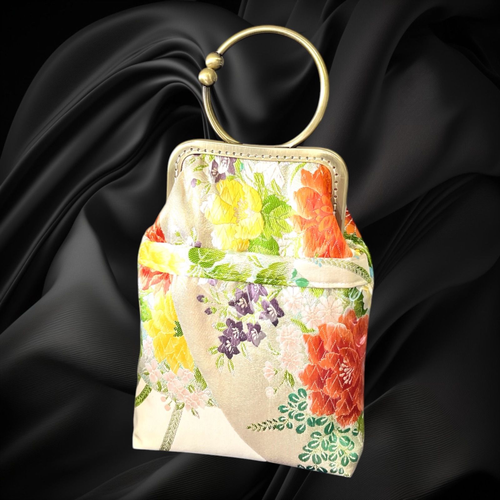 No.559 入れたまスマホ操作 着物スマホバッグ 着物サコッシュ DECORATOM_COM_BR