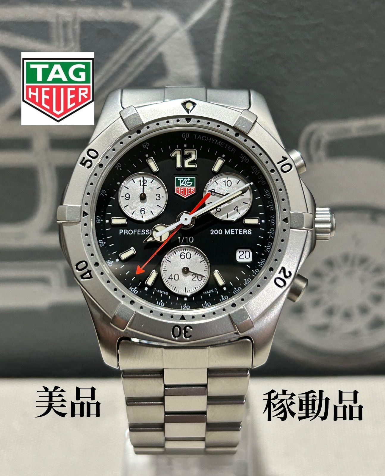 TAG HEUER タグホイヤー クロノグラフ 200 CK1110 腕時計 - メルカリ