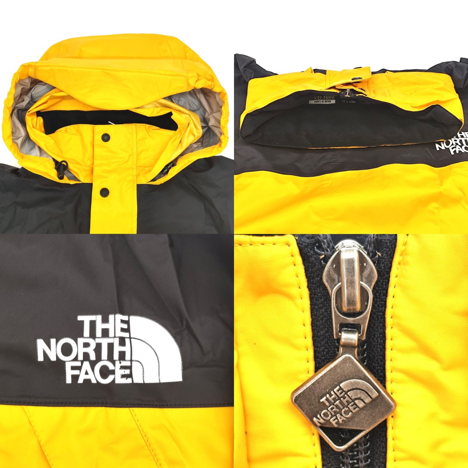 THE NORTH FACE ザ ノース フェイス NP-2003 マウンテン レインテックス LL 上下 セットアップ 未着用品  イエローゴールドカラー GORE-TEX タグ 保存袋 付き - メルカリ