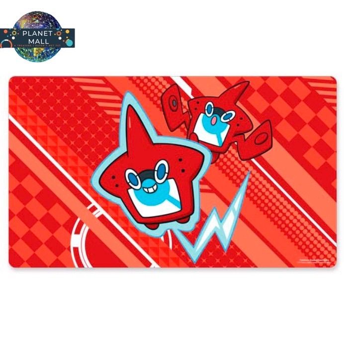 海外ポケモンセンター限定 ポケモンカード プレイマット ロトム 図鑑 海外ポケモンセンター限定 ポケモンカード プレイマット ロトム