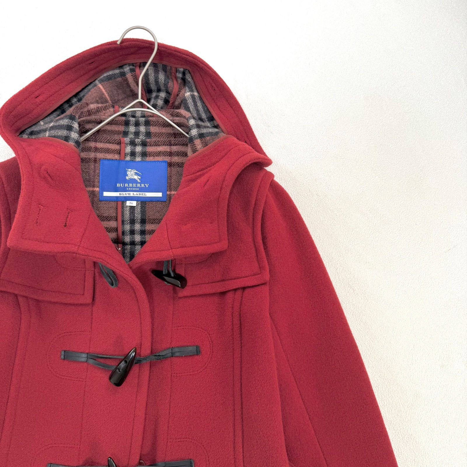 極美品✨バーバリー ブルーレーベル ロング ダッフルコート ノバ