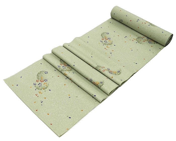 小紋 反物 ポリエステル 花弁散らし雪輪模様 洗える着物 レディース 新品 未仕立 p6124 小紋 反物 ポリエステル 花弁散らし雪輪模様 洗える着物 レディース