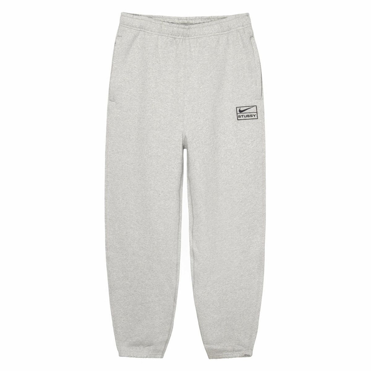 23FW STUSSY x NIKE STONE WASHED FLEECE PANT GREY HEATHER ( ステューシー x ナイキ  ストーンウォッシュ フリース パンツ スウェットパンツ グレー ヘザー ) - メルカリ