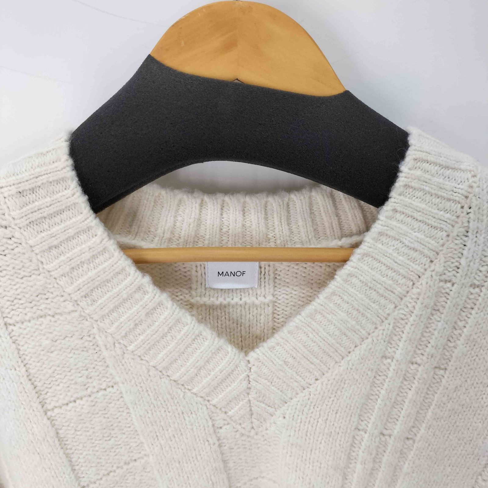 USED古着(ユーズドフルギ) {{MANOF}} RANDOM RIB KNIT TOPS レディース  中古 古着 0407 ユーズドフルギ USED古着 RANDOM RIB KNIT TOPS レディース FREE