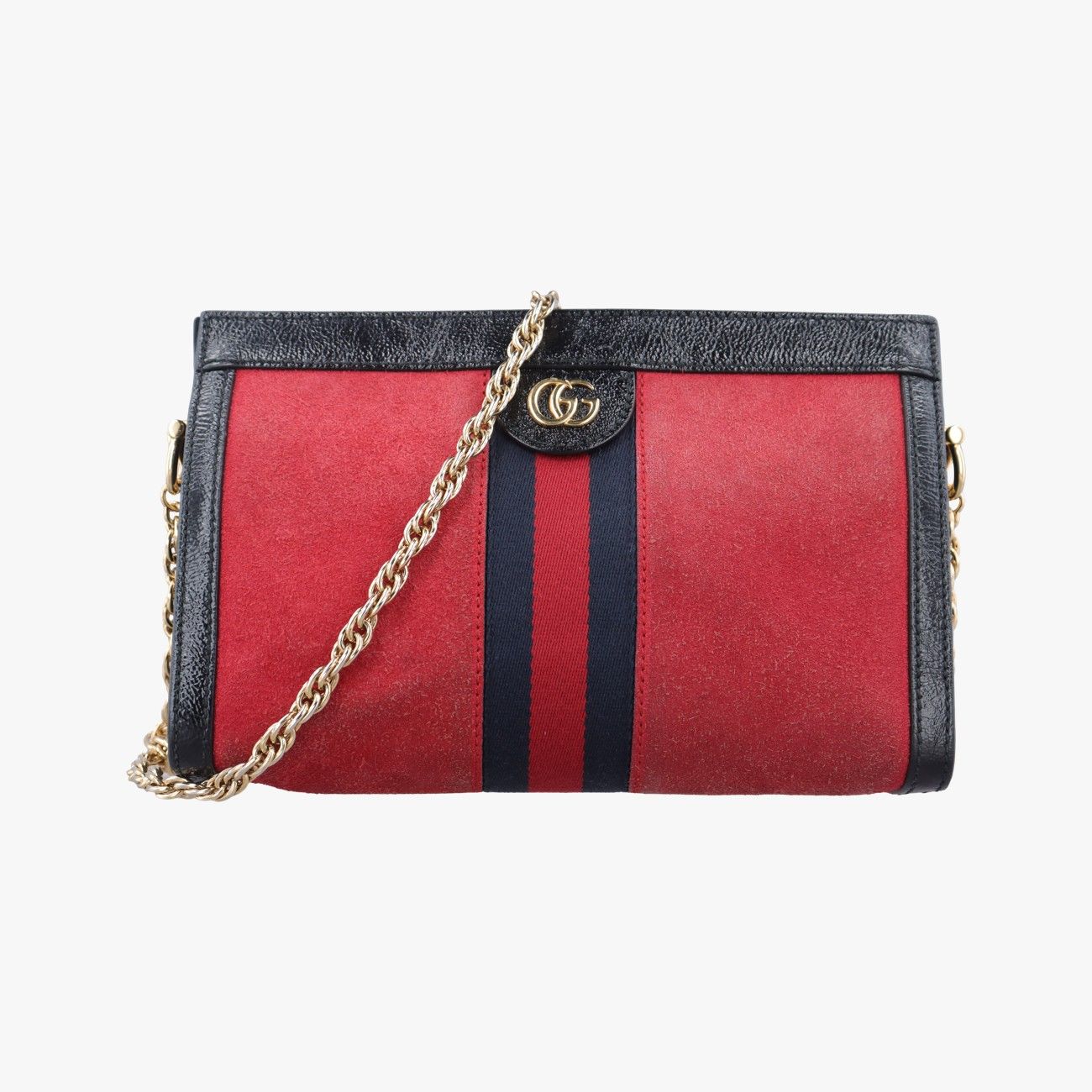 グッチGucciオフィディア レッド×ブラック スエード×レザー グッチGucciオフィディア レッド×ブラック スエード×レザー