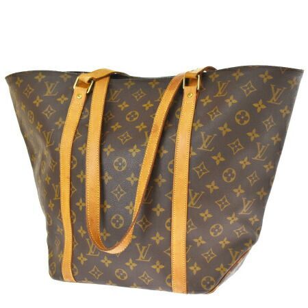 【中古】 ルイヴィトン LOUIS VUITTON サック ショッピング トートバッグ ショルダー モノグラム レザー M51108 88SD203