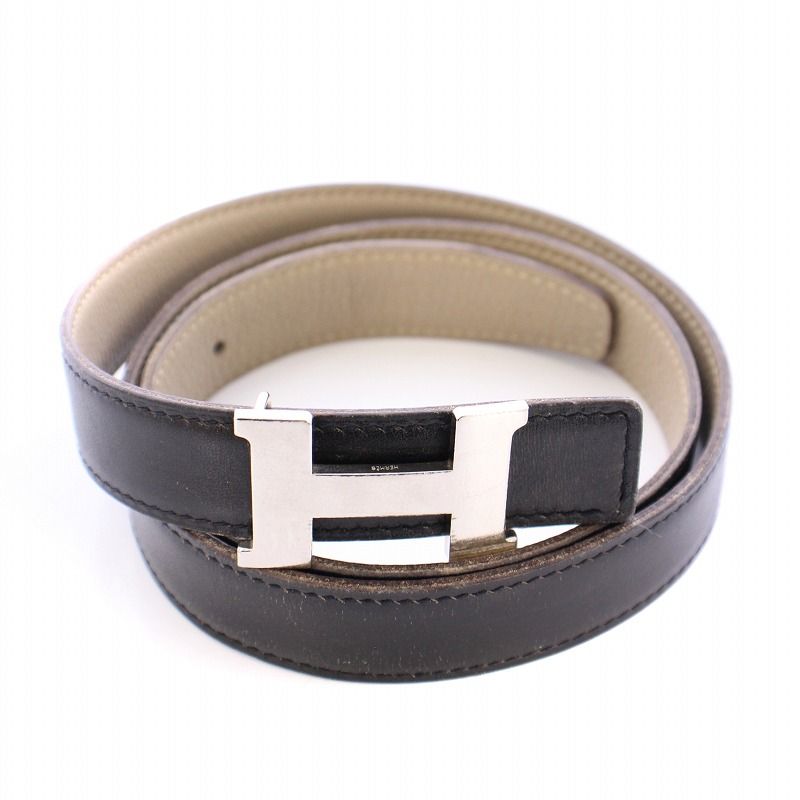 エルメス HERMES ミニコンスタンス リバーシブル レザー ベルト