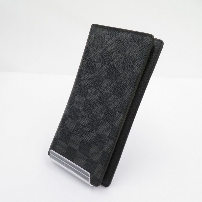瀬戸大橋店 LOUIS VUITTON | ルイ ヴィトン 長財布 ダミエ グラフィット ポルトフォイユ ロン N62227 ブラック 125