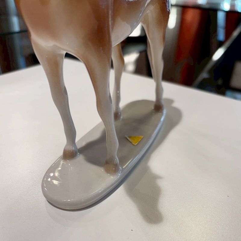 ROYAL DUX BOHEMIA 馬 オブジェ 高さ20cm 置物 陶器 チェコスロバキア