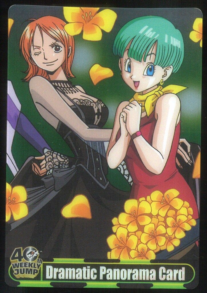 ドラゴンボール　ワンピース　psa10 ブルマ　ナミ　40周年記念コラボ　森永 ドラゴンボール ワンピース psa10 ブルマ ナミ 40周年記念コラボ 森永