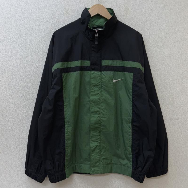 NIKE ナイキ ジャケット、上着 ジャンパー、ブルゾン 90年代 ビンテージ 銀タグ インドネシア製 スタンドカラー ナイロン トラック