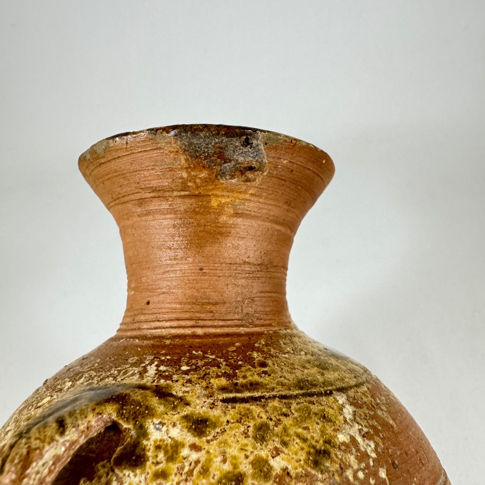 【 変り形二重双耳壺 】　蔵出品 　古陶　古窯　　　K0317A 変り形二重双耳壺 】 蔵出品 古陶 古窯 K0317A 紅陶
