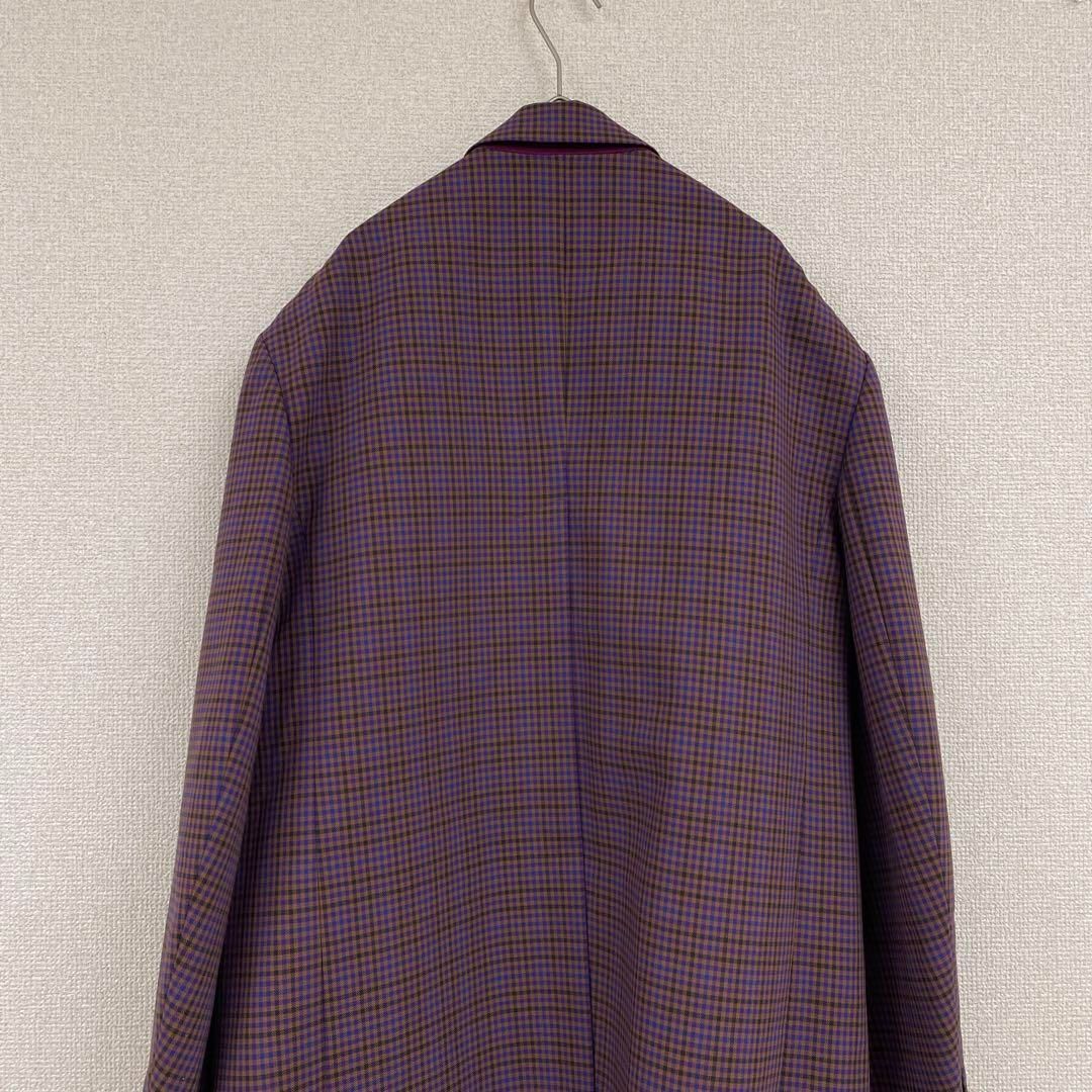 IRENE アイレネ オーバーサイズ チェック柄 ジャケット 袖フレア 後ろ 