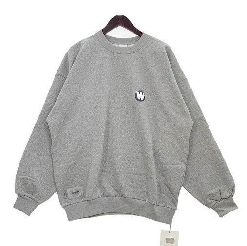 wtaps 今期新作スウェット　グレー　サイズ3 WTAPS ダブルタップス 24AW TNNL スウェット ATDT-CPM01S 新品