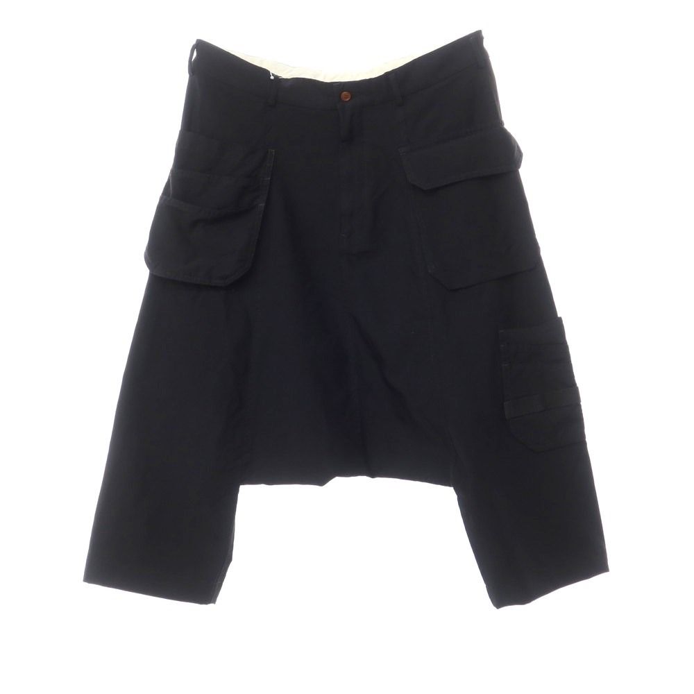【中古】コムデギャルソンオムプリュス COMME des GARCONS HOMME PLUS 2020年春夏 ポリエステル サルエルパンツ ブラック【サイズM】【メンズ】