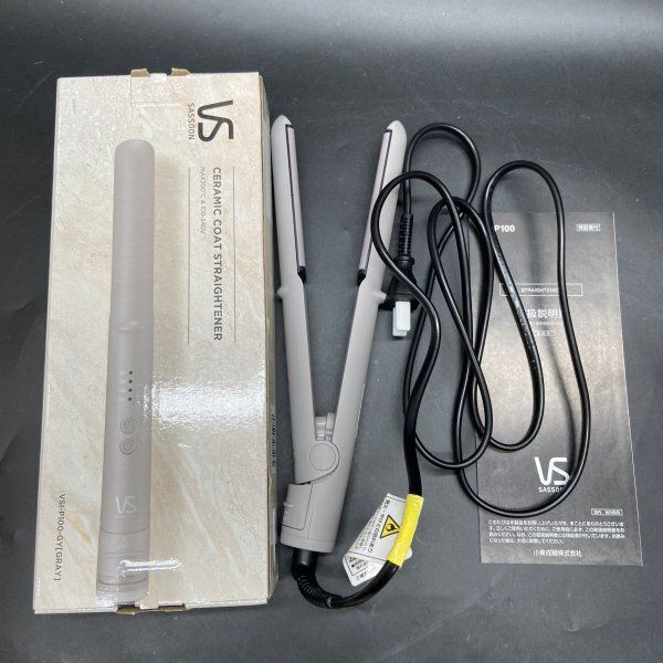 Y244 VS ヴィダルサスーン ストレートアイロン VSI-P100-GY 熱を