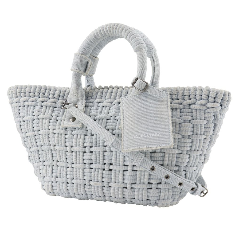 バレンシアガ　ビストロ　デニム　カゴバック　XS BALENCIAGA＊BISTRO XS BASKET デニムバスケットバッグ＊送料込