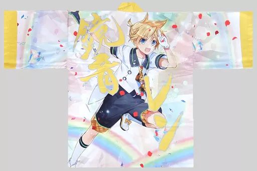 衣類その他(キャラクター)　鏡音レンver. フルグラフィックLIVEハッピ イエロー フリーサイズ 「初音ミク マジカルミライ 2017」 中古】衣類その他(キャラクター) 鏡音レンver. フルグラフィック