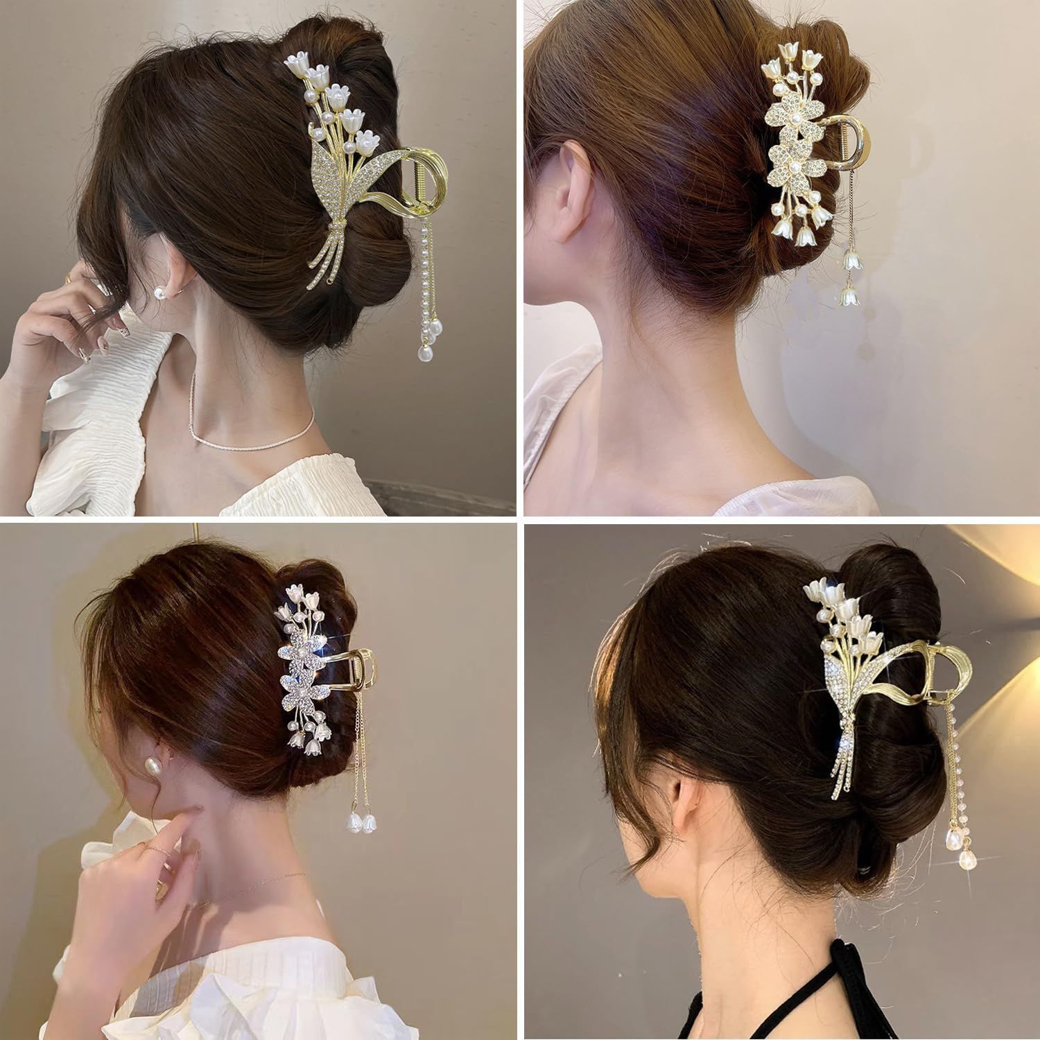 新着商品 大きめ BetterJonny 2個セットヘアクリップ バンスクリップ へあくりっぷ 大 ヘアアクセサリ 髪留め 髪飾り大きめしっかり 韓国 髪留め おしゃれ 人気 ヘアキャッチ ヘアピン シンプル オシャレ オフィス