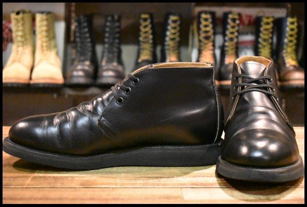 レッドウィング REDWING 8130 ブラッククローム 羽タグ 8D 1990