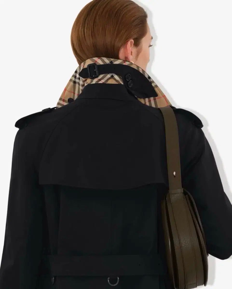 バーバリー ウォータールー ヘリテイジ トレンチコート ブラック UK8