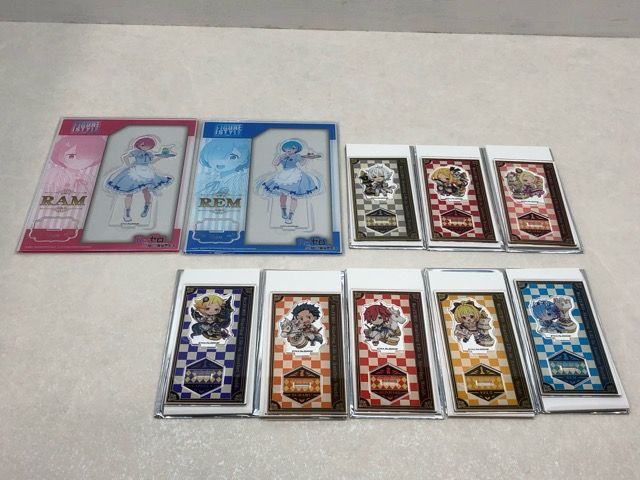 RE:ゼロから始める異世界生活/リゼロ ローソン・＠Loppi・HMV限定グッズ アクリルスタンド【P1477-008】080 ミニアクリルスタンドセットA（スバル・エミリア・ベアトリス