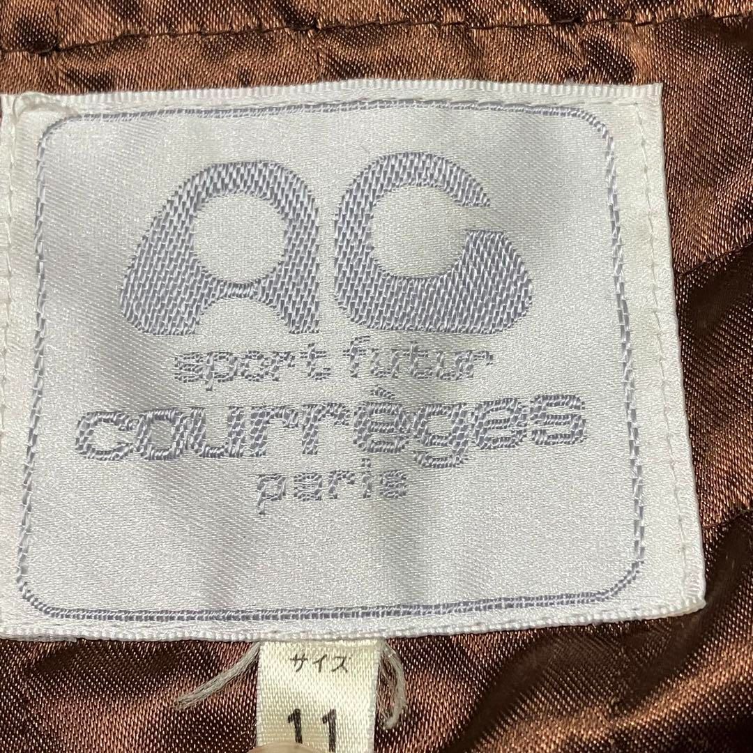 Courrèges Courreges クレージュ 雪柄 ボア フリース パーカー
