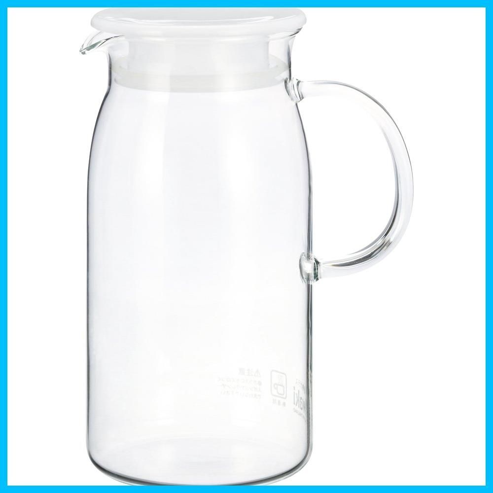 新着商品 AGCテクノグラス 耐熱ガラス 麦茶ポット ピッチャー 0.6リットル 丸型 iwaki イワキ 冷水ポット 冷水筒 ジャグ KT293-W