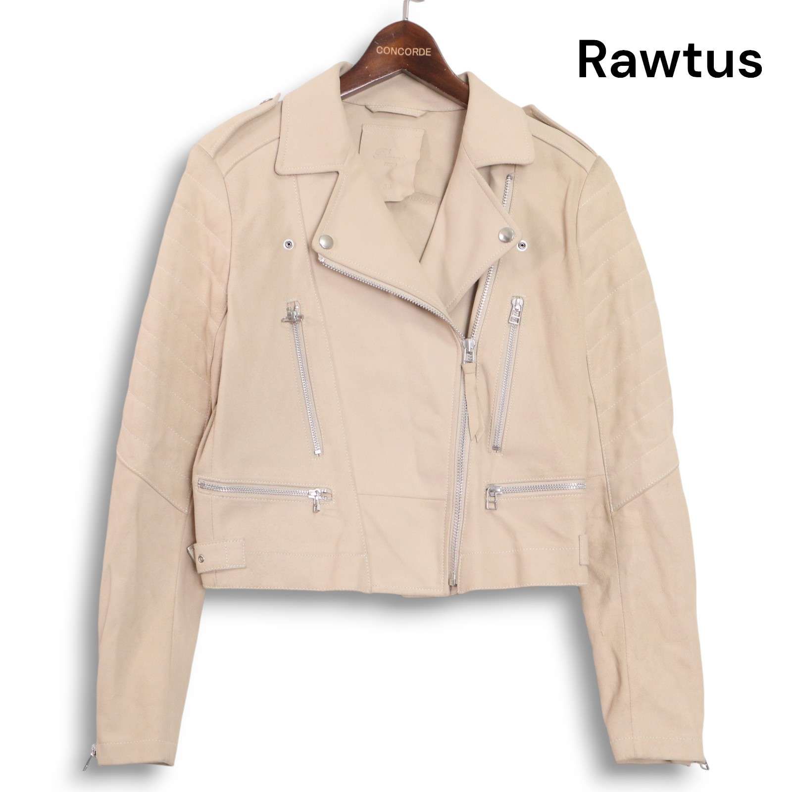 タイムセール 半額 ロゥタス Rawtus Raw+ ダブル レザー ゴート 山羊革♪ 秋冬 ジャケット・アウター