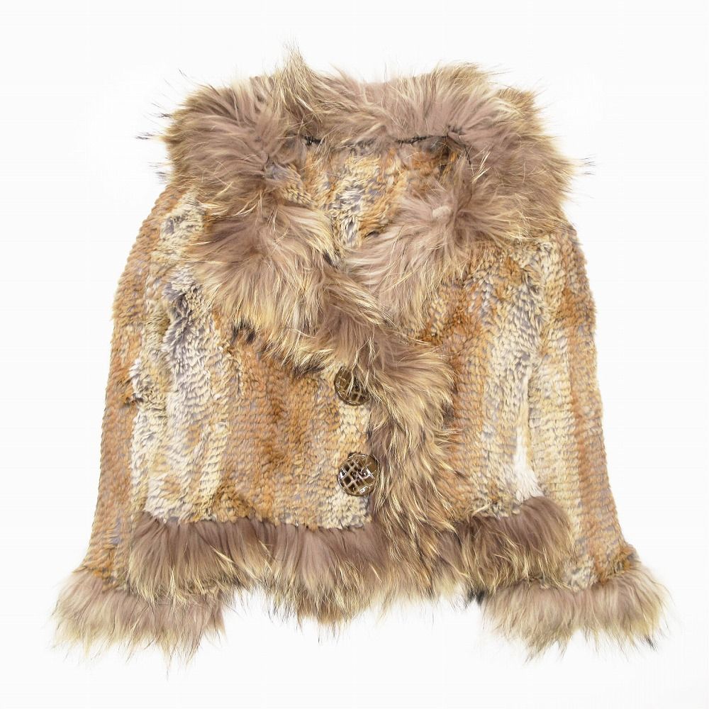 リズリサ レースアップスリーブ うさみみ ファーブルゾン ホワイト 101