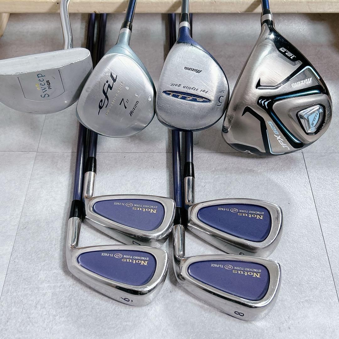 X800 ミズノ 他 レディース ゴルフ クラブ セット 9点 マンシングウェア X800 ミズノ 他 レディース ゴルフ クラブ セット 9点 マンシング