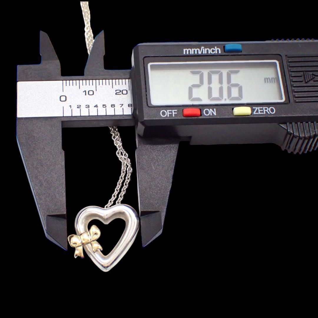 Tiffany & co. ティファニー ハート リボン ネックレス K18 750 925