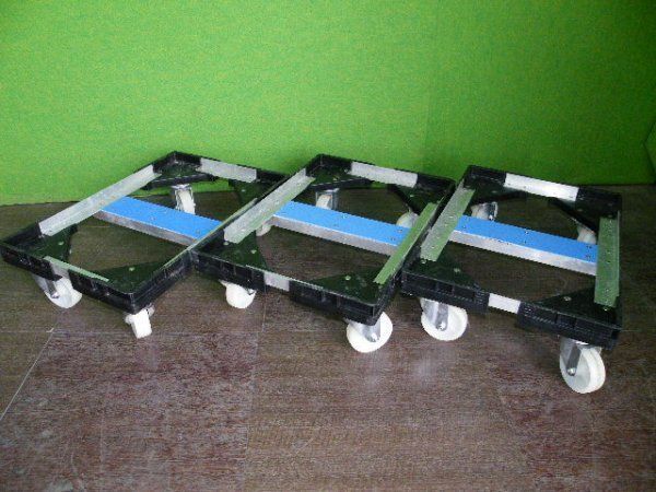 三甲/サンコー】サンキャリー フリー 3台セット ブラック□キャスター