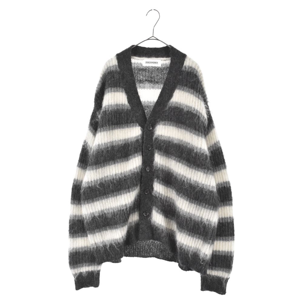 DISCOVERED (ディスカバード) 22AW MOHAIR BORDER KNIT CARDIGAN 