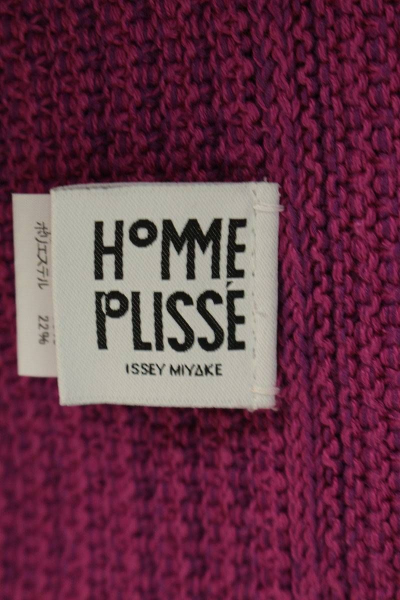 オムプリッセイッセイミヤケ HP01KN004 オーバーサイズクルーネック  