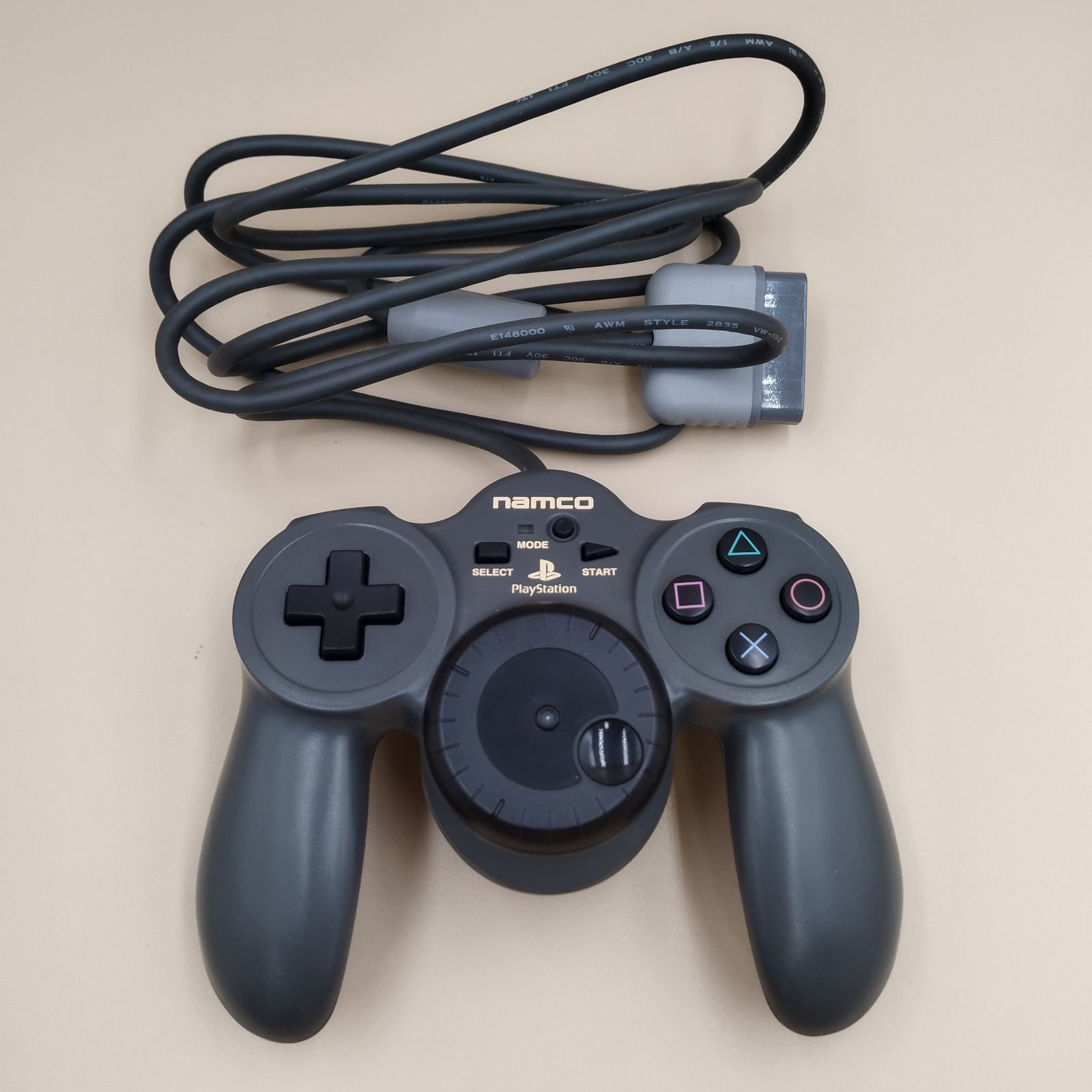 D20873 PS1 プレステーション R4 ジョグコン リッジレーサータイプ4 ジャンク