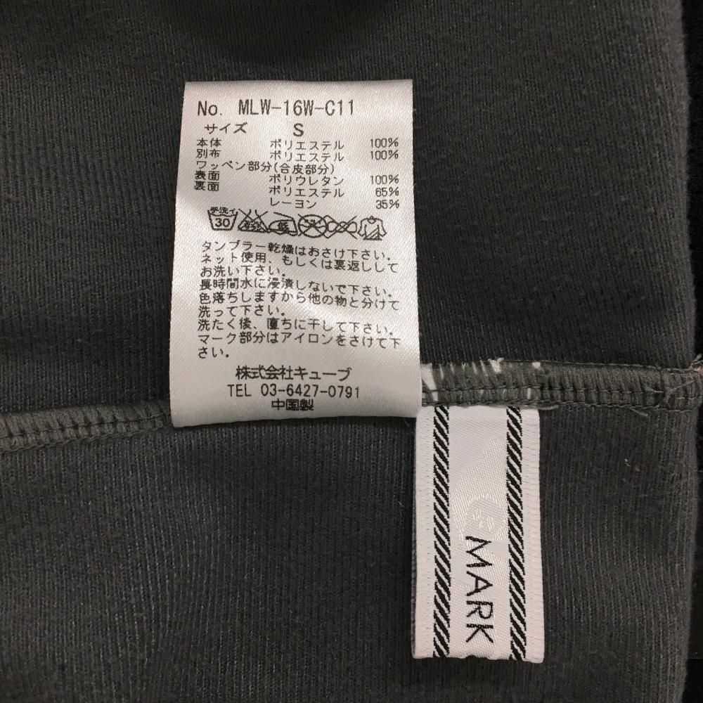 マークアンドロナ　スカート　黒　S ゴルフ　裏起毛 ☆特価☆【美品】マークアンドロナ スカート 黒×レッド 総柄 裏