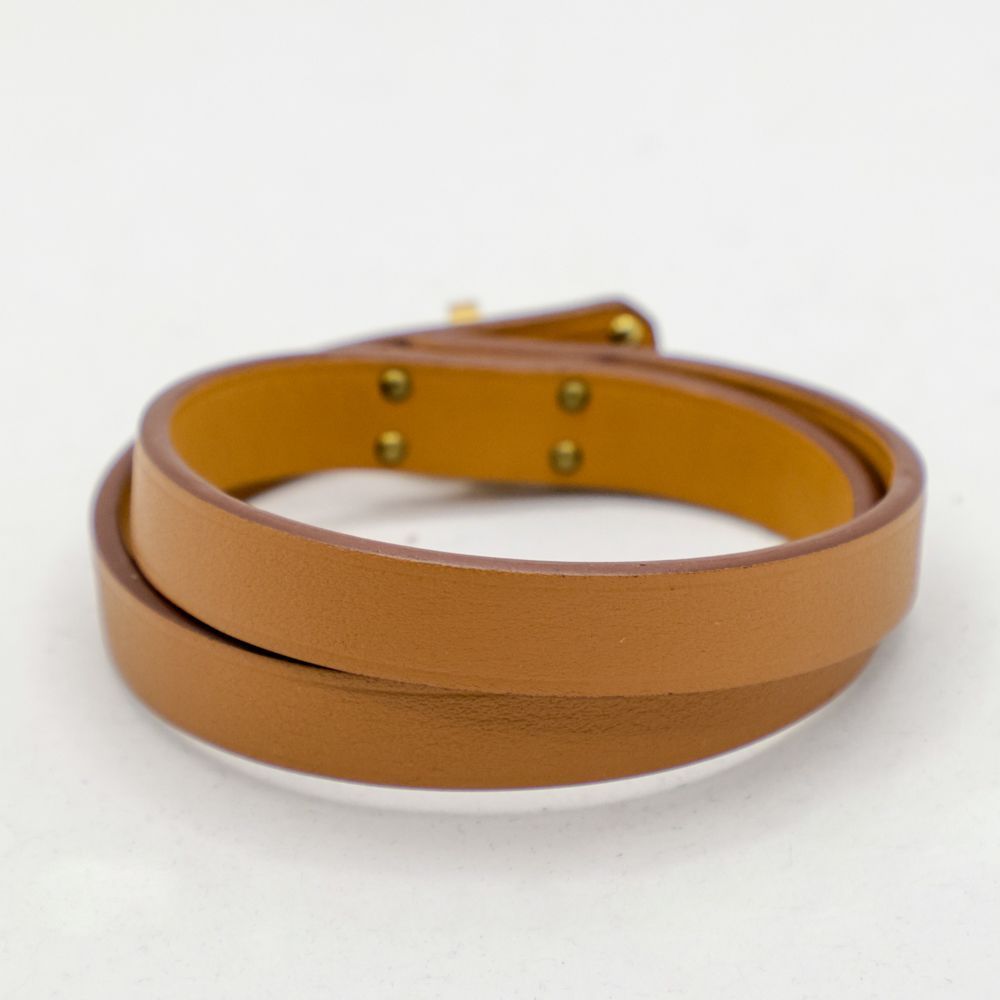 エルメス HERMES ミニ ケリー ドゥブルトゥール ブレスレット ゴールド
