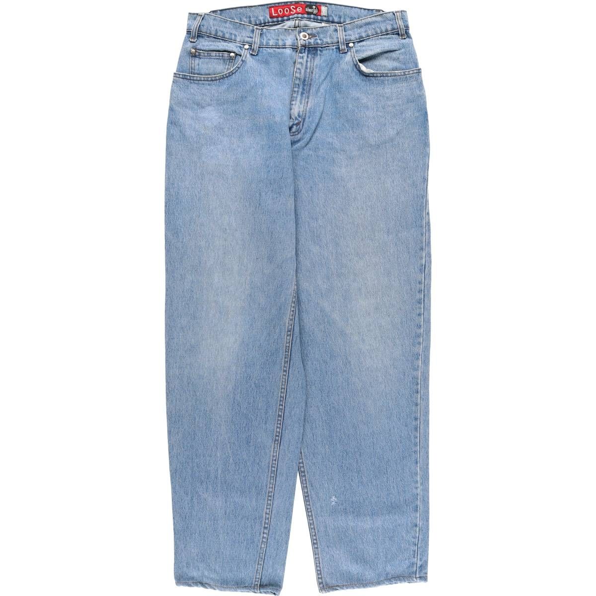 古着 リーバイス Levi s SILVER TAB シルバータブ LOOSE ルーズ テーパードデニムパンツ メンズw34相当 ヴィンテージ|evb031809